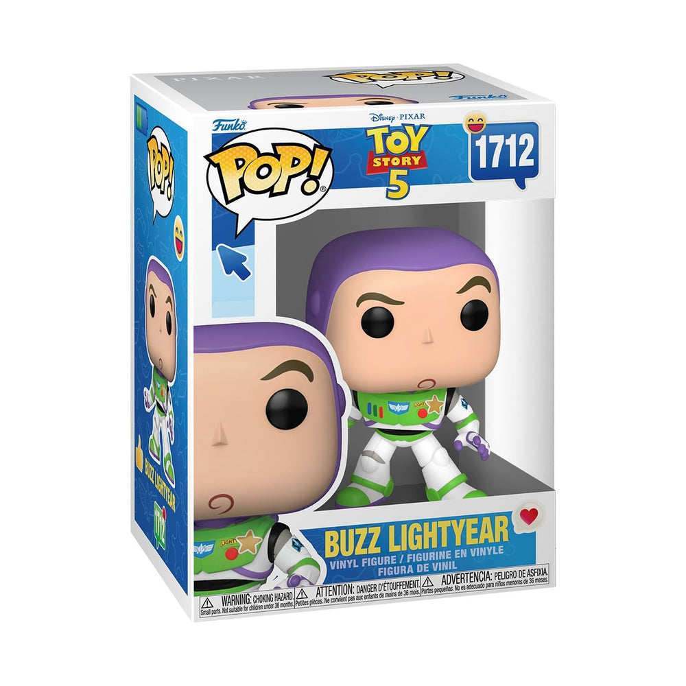 Funko Pop! Disney: Toy Story 5 - Buzz Lightyear - Collectable Vinyl Figure - Gift Idea - Official Merchandise - Toys for Kids &amp Adults - Disney Fans - Model Figure for Collectors and Display