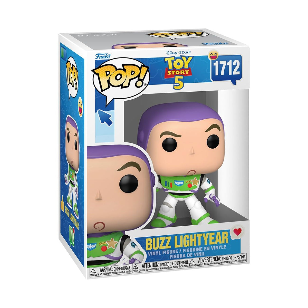 Funko Pop! Disney: Toy Story 5 - Buzz Lightyear - Collectable Vinyl Figure - Gift Idea - Official Merchandise - Toys for Kids &amp Adults - Disney Fans - Model Figure for Collectors and Display
