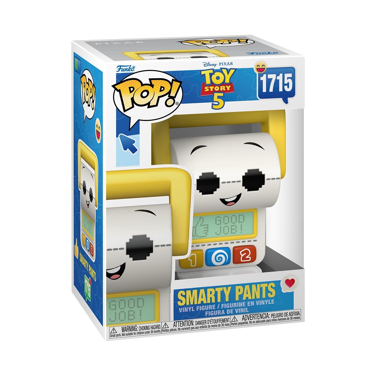 Funko Pop! Disney: Toy Story 5 - Smarty Pants - Figura de vinilo coleccionable - Idea de regalo - Producto oficial - Juguetes para niños y adultos - Fans de Disney - Figura modelo para coleccionistas