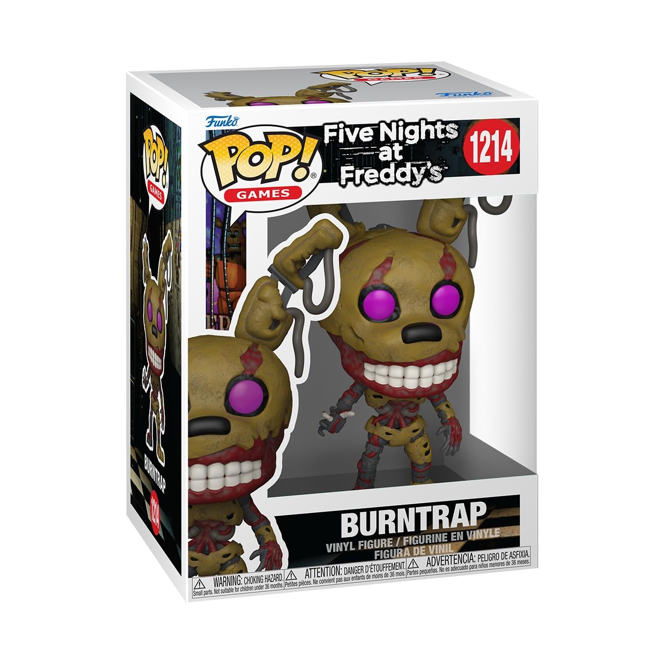 Funko Pop! Games: Five Nights at Freddys - Burntrap - Figura de vinilo coleccionable - Idea de regalo - Producto oficial - Juguetes para niños y adultos - Fans de videojuegos
