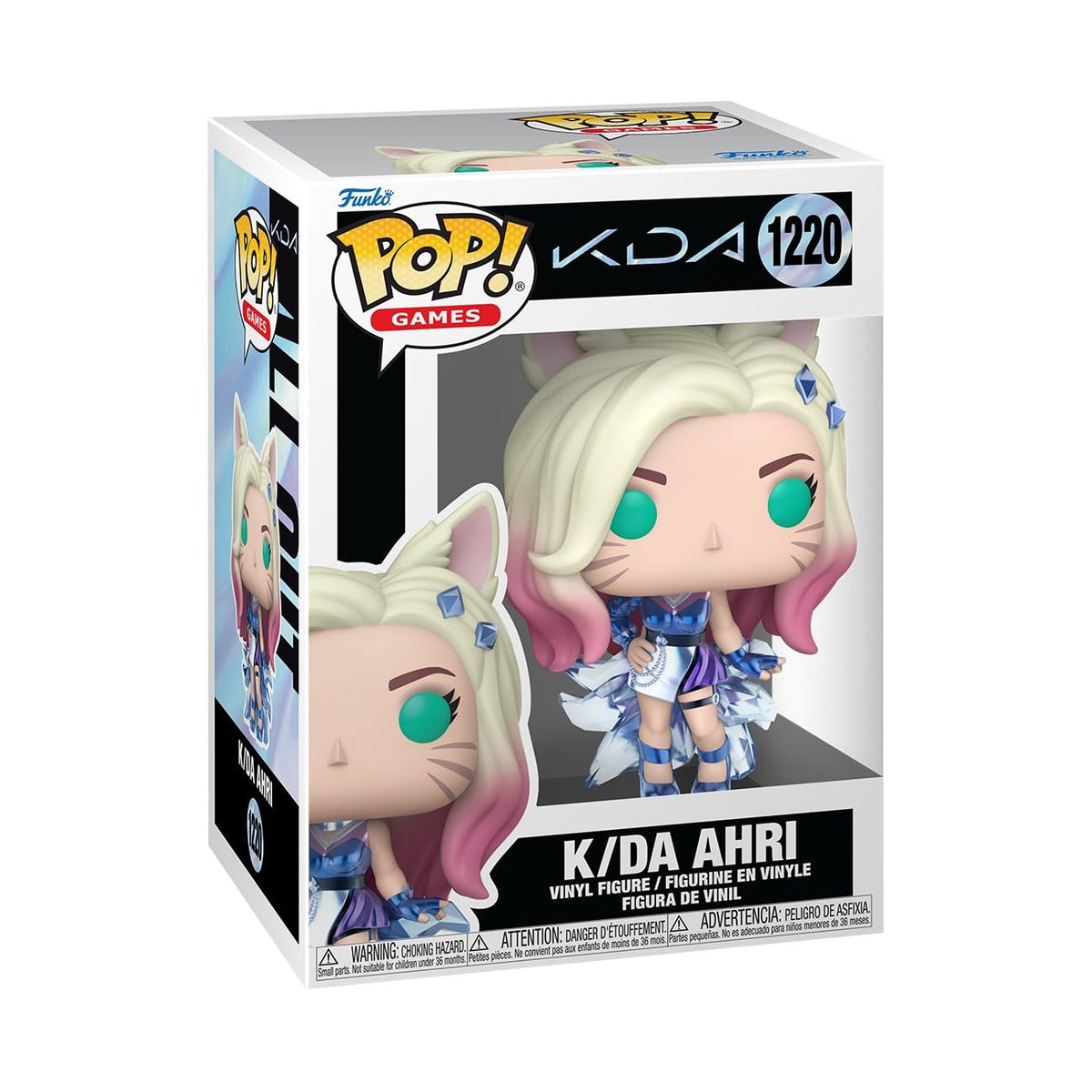 Funko Pop! Games: League of Legends - K/DA Ahri - Figura de vinilo coleccionable - Idea de regalo - Producto oficial - Juguetes para niños y adultos - Fans de los videojuegos - Figura modelo para coleccionistas