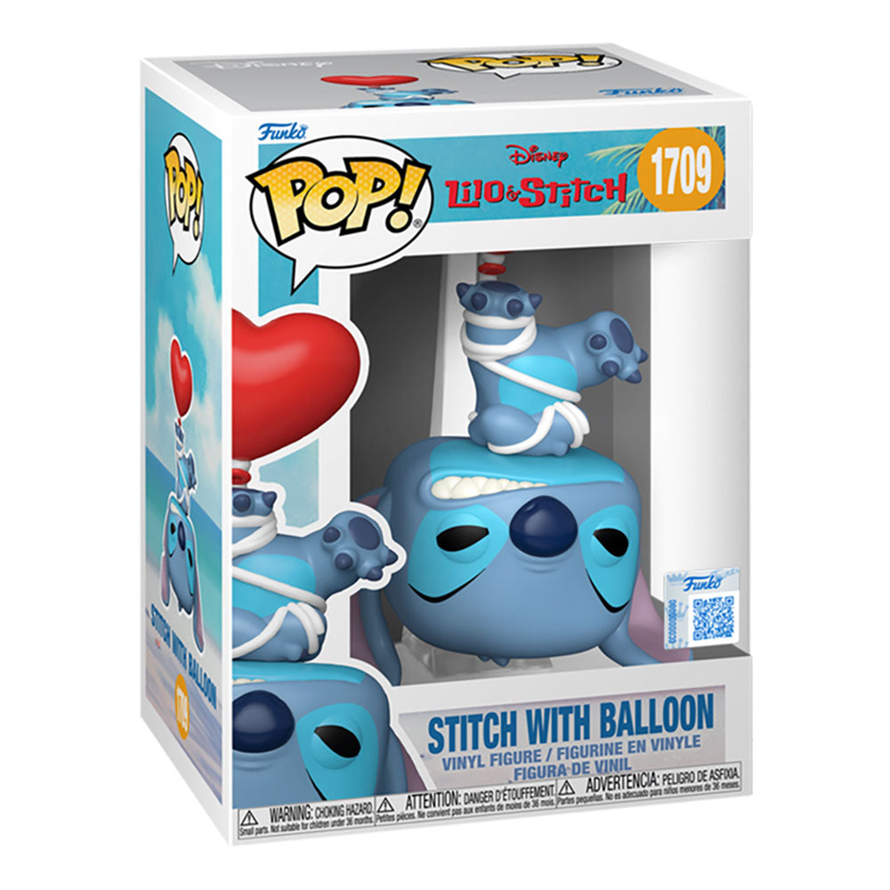 Lilo &amp Stitch | Stitch with Balloon Pop! Vinyl Figure By Funko