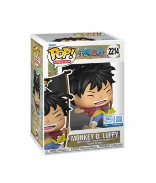 Funko POP! Vinyl (Exc) Monkey D. Luffy with Flag - One Piece