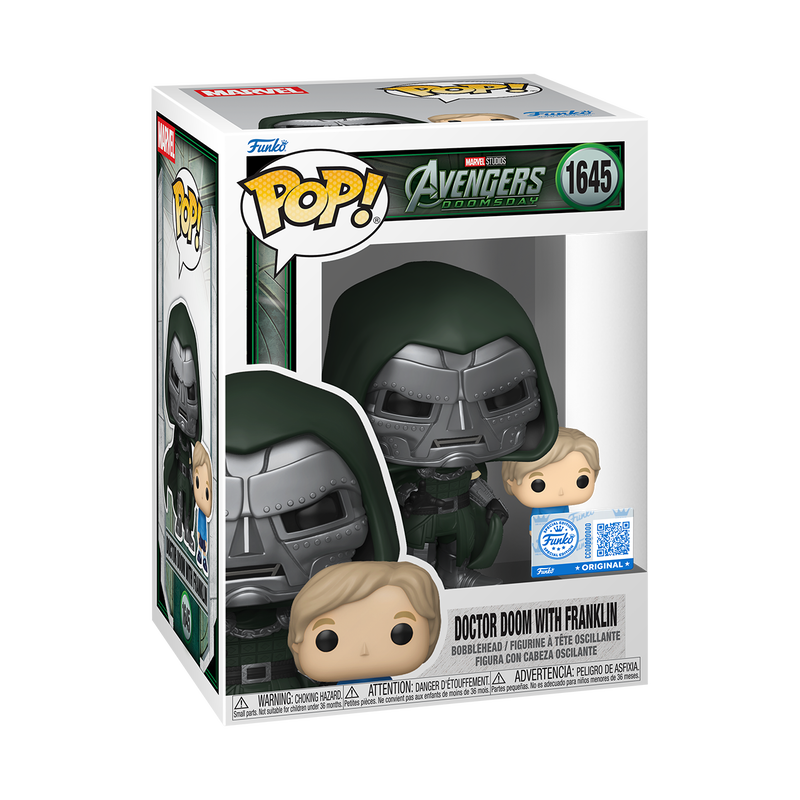 PREVENTA Funko Pop! Marvel - Avengers: Doomsday - Doctor Doom with Franklin (2)