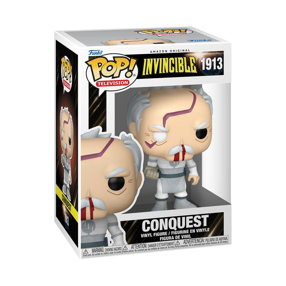Funko Pop! TV: Invincible - Conquest - 1/6 probabilidades para variante de persecución rara - Figura de vinilo coleccionable - Idea de regalo - Producto oficial - Juguetes para niños y adultos - Fans