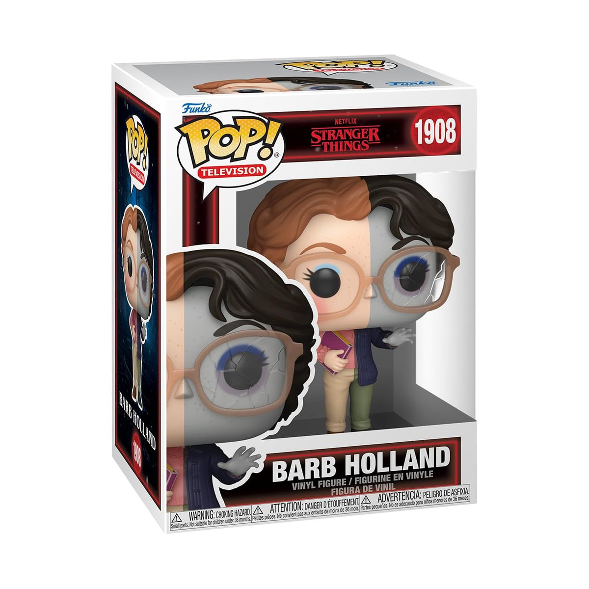 Funko Pop! TV: Stranger Things - Barb Holland Split - Figura de vinilo coleccionable - Idea de regalo - Producto oficial - Juguetes para niños y adultos - Fans de fantasía - Figura modelo para coleccionistas y exhibidores