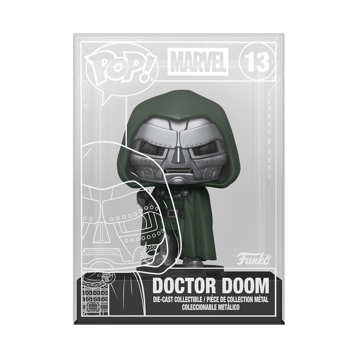 PREVENTA Funko Pop! Marvel - Avengers: Doomsday - Doctor Doom (Metallic) (1)